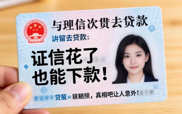 我拿着身份证复印件去贷款，发现征信花了也能下款，真相让人意外
