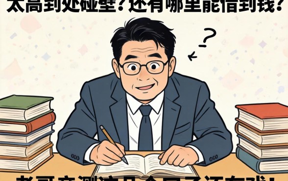负债太高到处碰壁，还有哪里能借到钱？老哥亲测这几个口子还有戏！