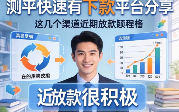 实测快速有下款的平台分享，这几个渠道近期放款很积极
