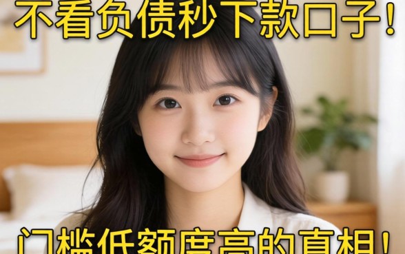 我试了几个号称不看负债秒下款的口子，发现门槛低额度高的真相有点扎心