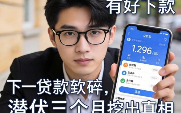 秒下贷款软件有哪些好下款的?我潜伏三个月挖出的真相