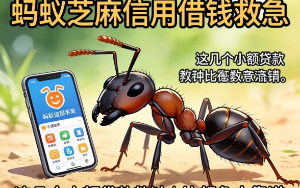 我用蚂蚁芝麻信用借钱救急，发现这几个小额贷款软件比想象中靠谱