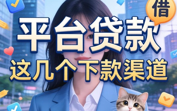 盘点平台贷款有哪些平台可以借，这几个下款渠道值得参考