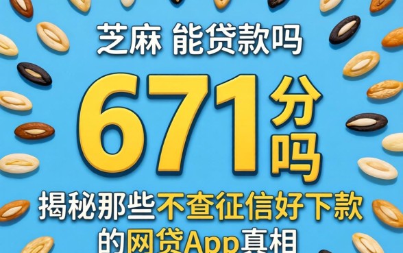 芝麻分671分能贷款吗，揭秘那些不查征信好下款的网贷app真相