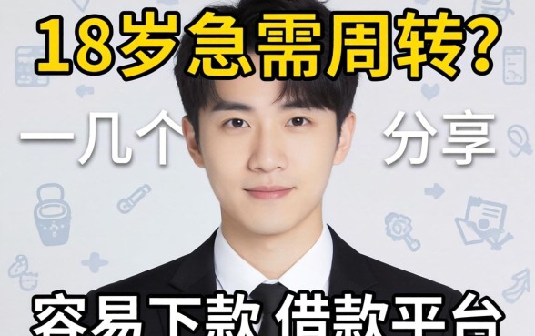 年满18岁急需周转？分享几个容易下款的借款平台