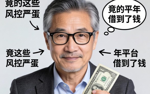 我59岁那年，竟在这些风控不严的平台借到了钱