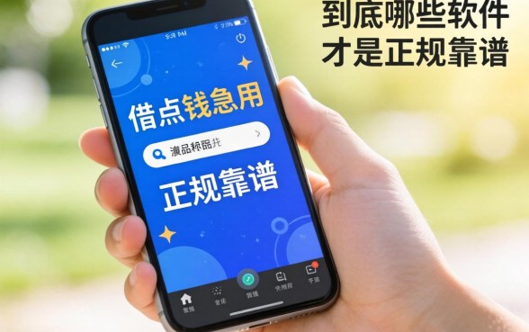 手机上想借点钱急用，到底哪些软件才是正规靠谱的？