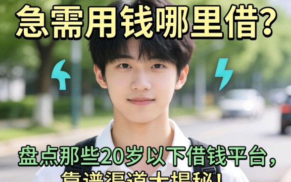 未成年急需用钱哪里借？盘点那些20岁以下的借钱平台，靠谱渠道大揭秘！