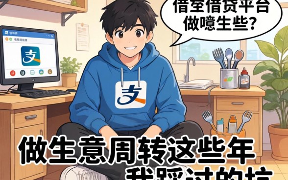 支付宝旗下借贷平台有哪些？做生意周转这些年我踩过的坑