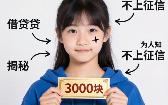 我16岁借了3000块不上征信，揭秘那些不为人知的借贷路子