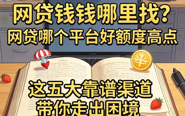 急需用钱哪里找？网贷哪个平台好额度高点？这五大靠谱渠道带你走出困境
