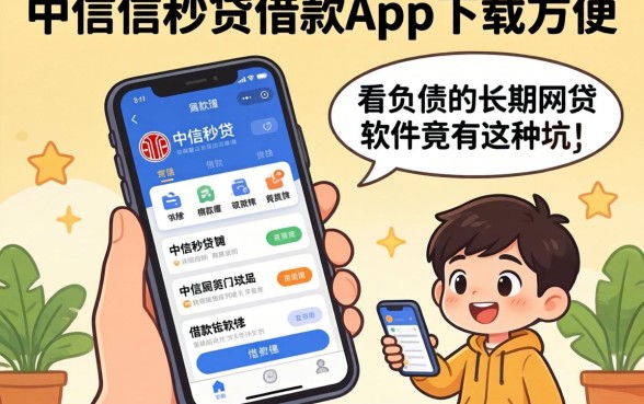 我试了那些像中信信秒贷借款app下载一样方便的借款软件，发现不看负债的长期网贷软件竟有这种坑