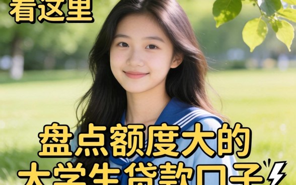 急需用钱看这里,盘点额度大的大学生贷款口子