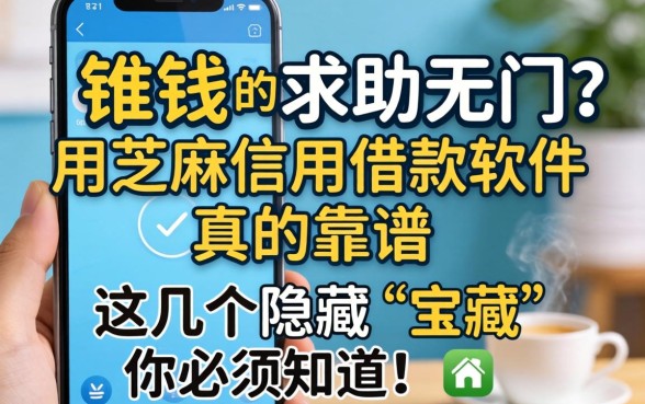 急需用钱却求助无门？用芝麻信用借款软件真的靠谱吗？这几个隐藏“宝藏”你必须知道！