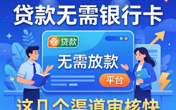 揭秘贷款无需银行卡放款的平台，这几个渠道审核快