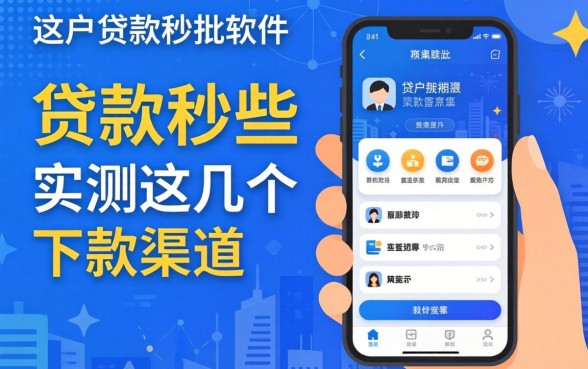黑户贷款秒批软件有哪些?实测这几个下款渠道