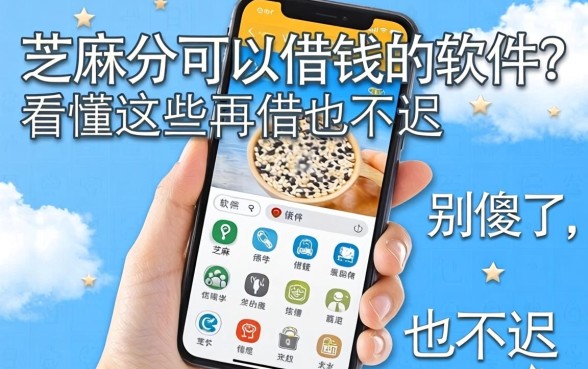 芝麻分可以借钱的软件？别傻了，看懂这些再借也不迟