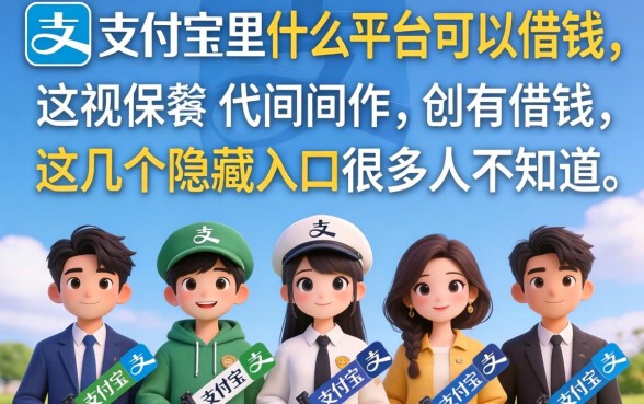 揭秘支付宝里什么平台可以借钱，这几个隐藏入口很多人不知道