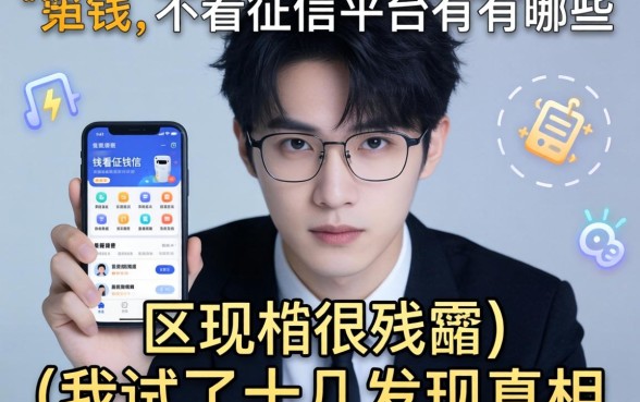 急需用钱不看征信的平台有哪些软件，我试了十几个发现真相很残酷
