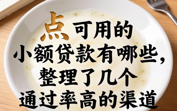 盘点可用的小额贷款有哪些，整理了几个通过率高的渠道
