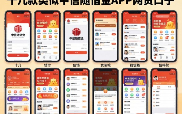 我试用了十几款类似中信随借金app的网贷口子,发现值得信赖的借钱app都有这个共性
