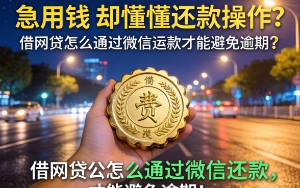 深夜急用钱却不懂还款操作？借网贷怎么通过微信还款才能避免逾期？