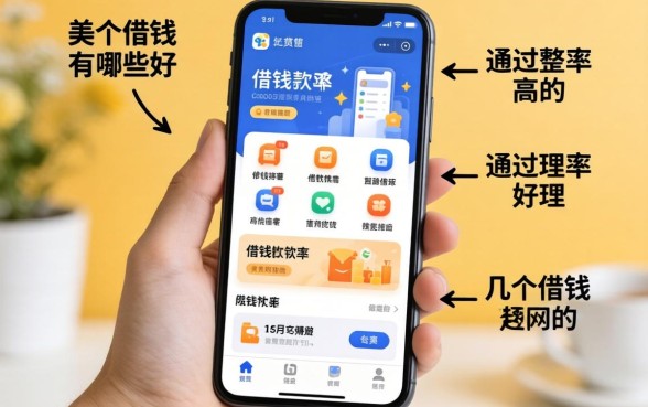 网上借钱软件有哪些好？整理了几个通过率高的分享