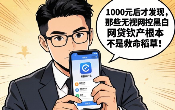 我借了1000元后才发现，那些无视风控黑白的网贷软件根本不是救命稻草