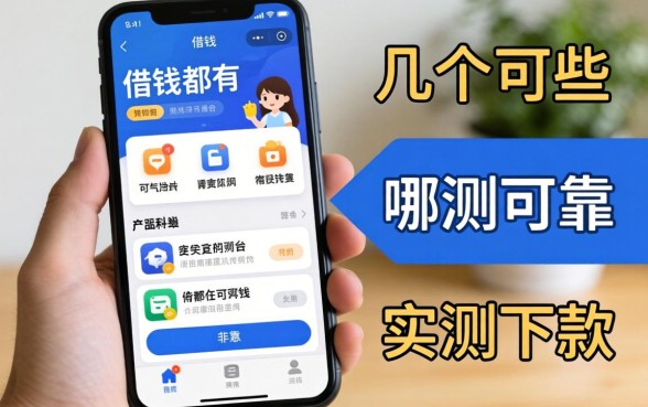 用手机借钱都有哪些平台可靠？整理了几个实测下款的