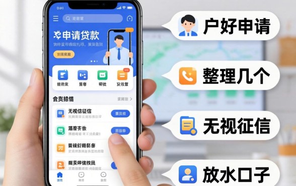 黑户好申请的贷款app:整理几个无视征信的放水口子