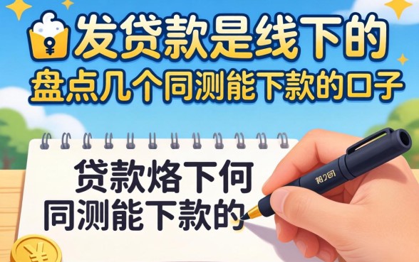 有没有贷款是线下的？盘点几个实测能下款的口子