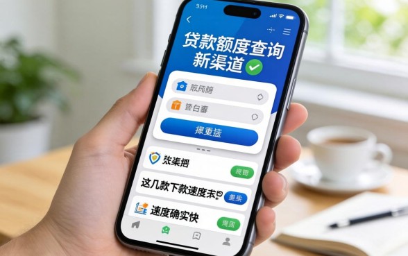 手机贷款额度查询新渠道，这几款下款速度确实快