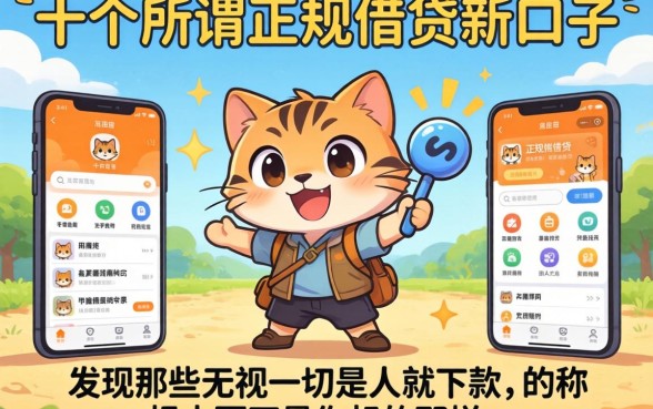 我试了十个所谓的正规借钱新口子，发现那些无视一切是人就下款的软件根本不是你想的那样
