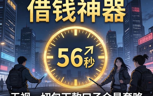 我试了所谓的借钱神器56秒，发现无视一切包下款口子全是套路