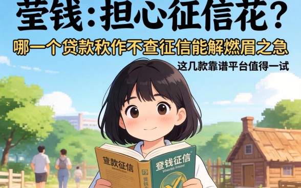 急需用钱却担心征信花？哪一个贷款软件不查征信能解燃眉之急？这几款靠谱平台值得一试