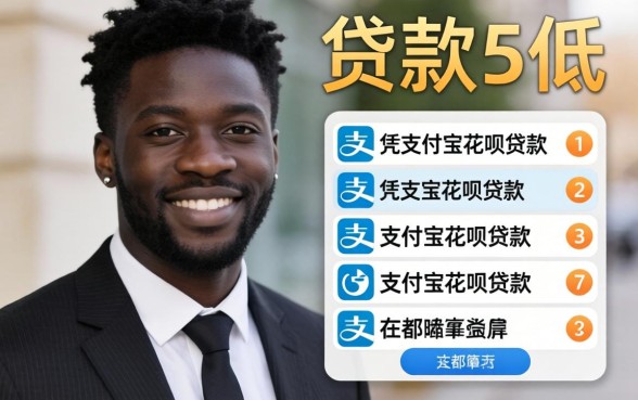 黑户在哪里可以贷款5万，归纳5个凭支付宝花呗贷款的软件