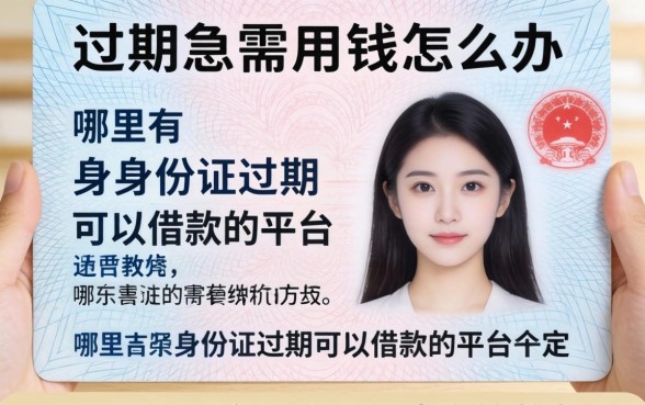 身份证过期急需用钱怎么办？哪里有身份证过期可以借款的平台？这几个口子或许能救急