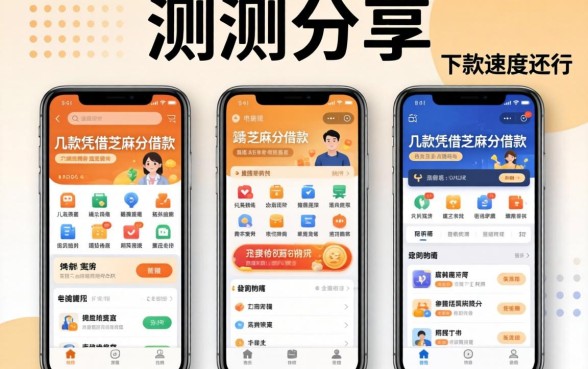 实测分享:几款凭借芝麻分借款的APP,下款速度还行