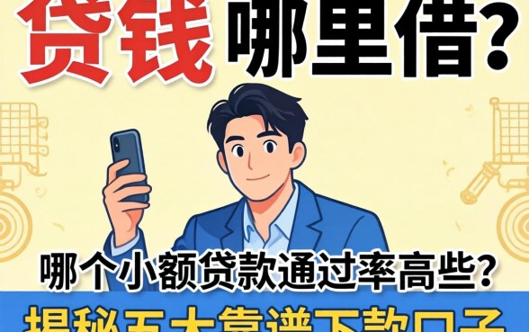 急需用钱哪里借？哪个小额贷款通过率高些呢？揭秘五大靠谱下款口子