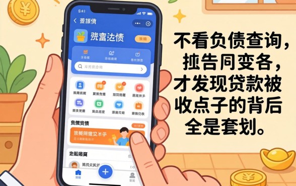 我试过那些不看负债查询的app，才发现贷款被收点子的背后全是套路