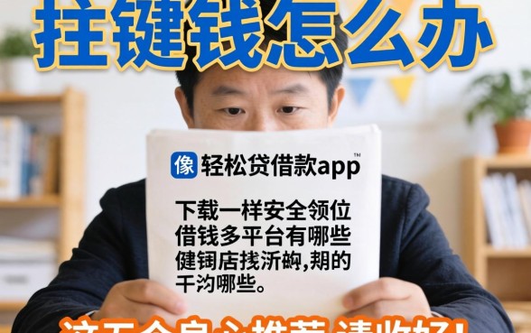 急需用钱怎么办？像轻松贷借款app下载一样安全的借钱平台有哪些？这五个良心推荐请收好