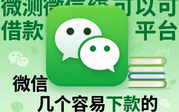 实测微信可以借款的平台有哪些，整理了几个容易下款的