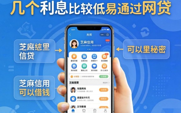 我试了几个利息比较低易通过的网贷，发现芝麻信用可以借钱的app里藏着这些秘密