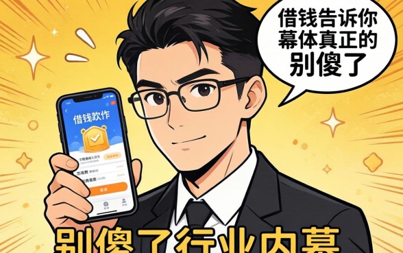 最好通过的借钱软件？别傻了，告诉你真正的行业内幕