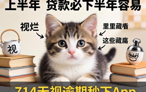 我翻烂了上半年的贷款必下半年容易，发现714无视逾期秒下的app里藏着这些猫腻