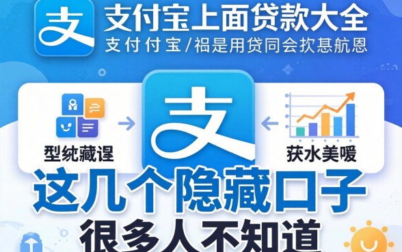 揭秘支付宝上面贷款大全,这几个隐藏口子很多人不知道