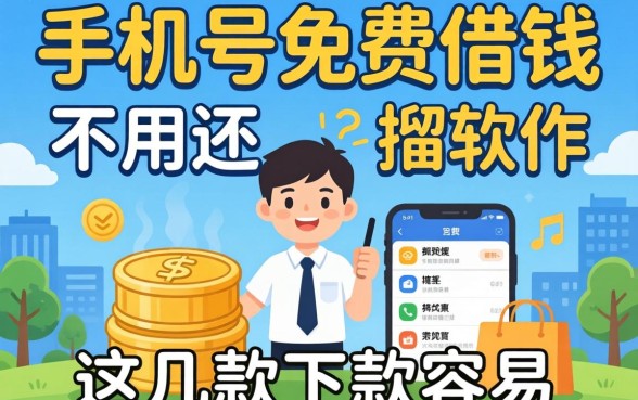 揭秘用手机号免费借钱不用还的软件有哪些，这几款下款容易