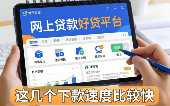 揭秘网上贷款好贷的平台，这几个下款速度比较快