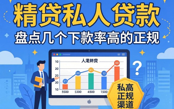 怎么找到私人贷款?盘点几个下款率高的正规渠道