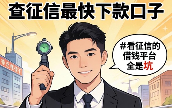 我试了不查征信最快下款的口子，发现不看征信的借钱平台全是坑